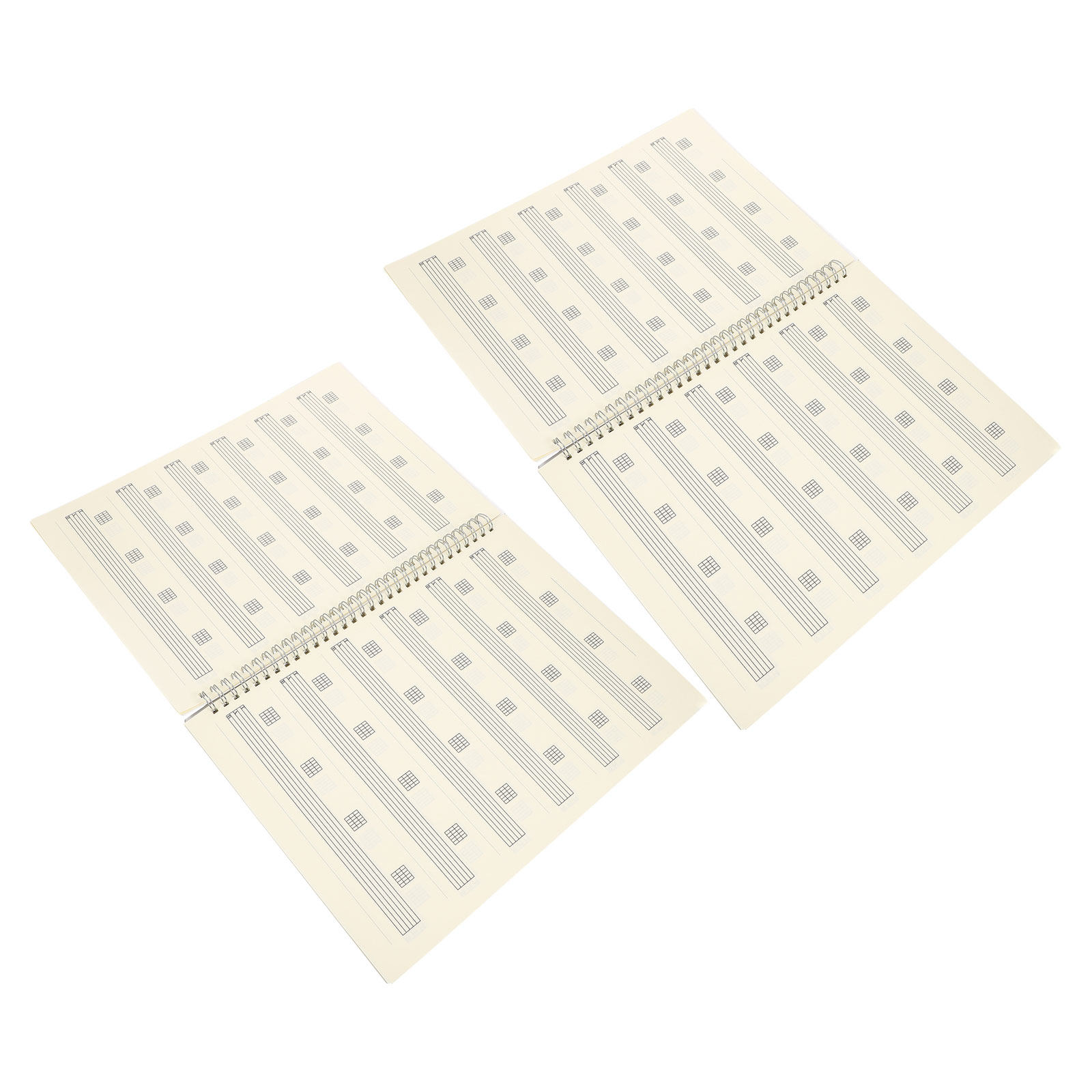Blank Sheet Music Notebook - 2 pièces, carnet de tablatures pour