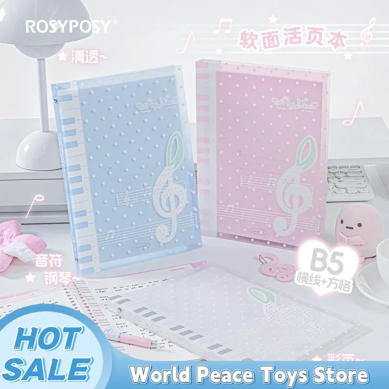 Blank Sheet Music Notebook - Rosyposy Melody – carnet à feuilles