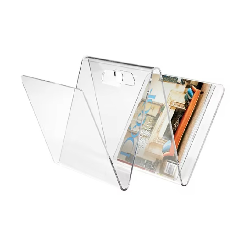 Clear Acrylic Book Stand Holder - Support de Livre au Design Simple