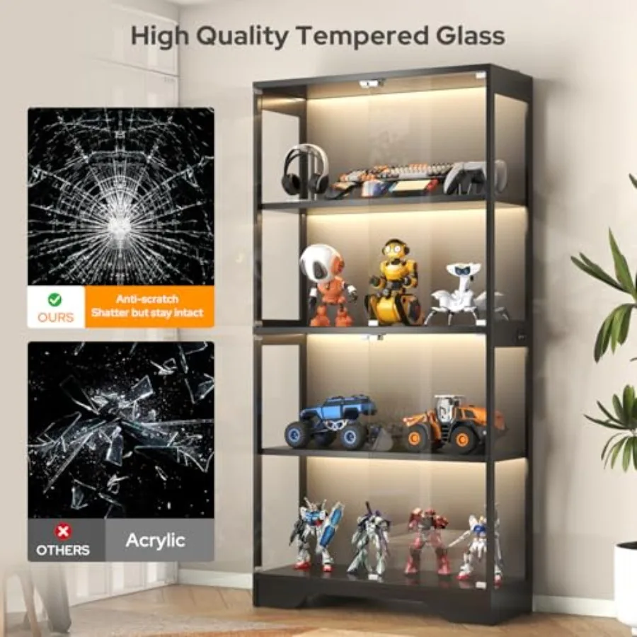 Vitrine avec portes en verre p - Books avis et prix