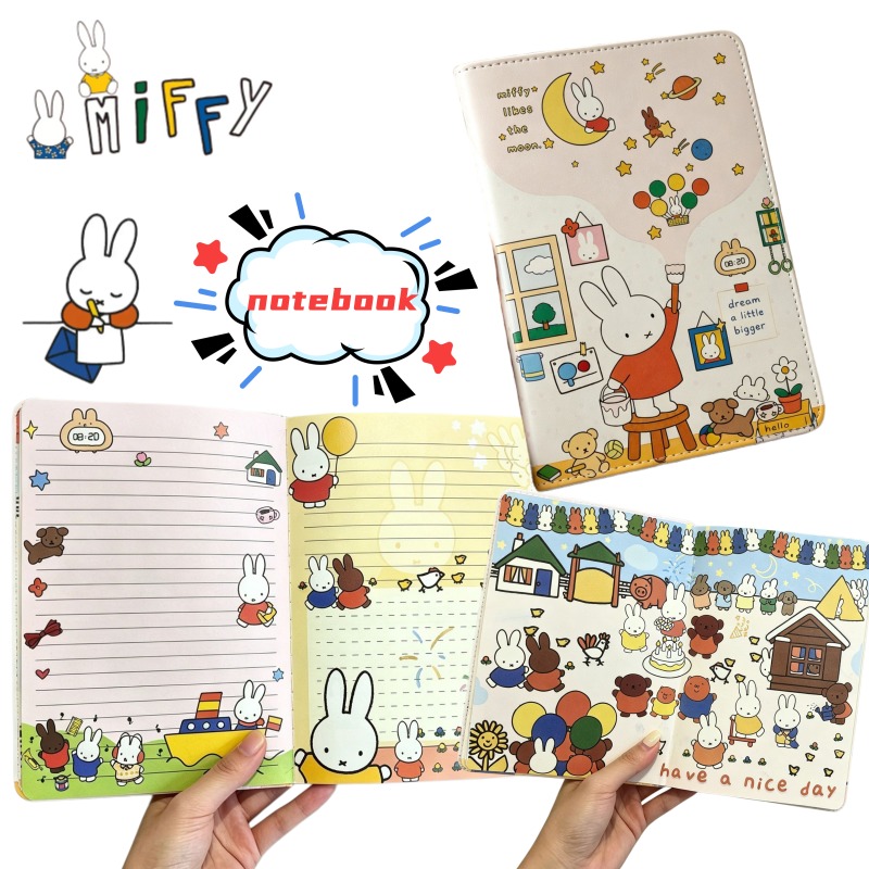 Nouveau carnet B6 Miffy mignon - Stationery Books avis et prix