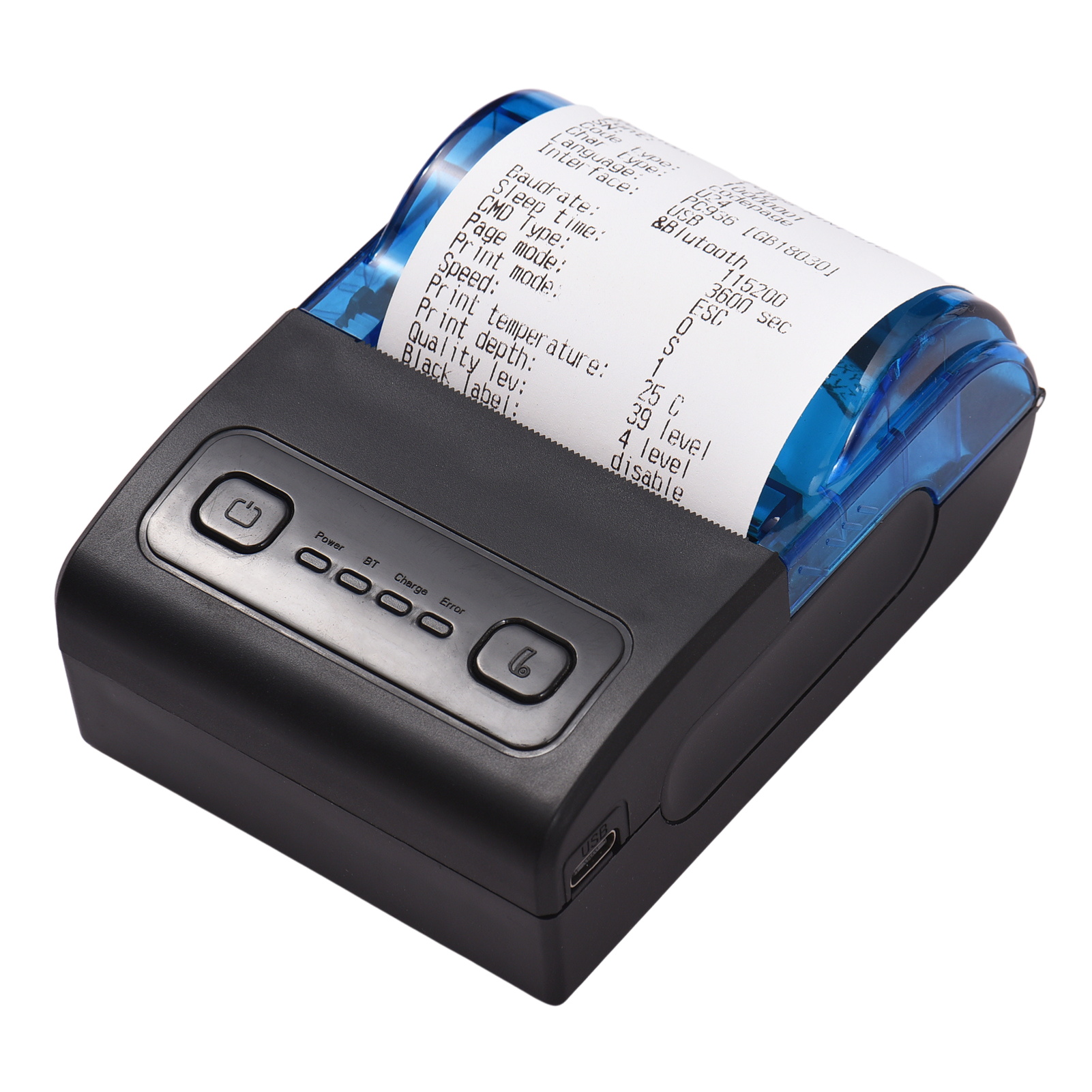 Imprimante thermique portable  - Mini Pocket Thermal Printer Paper Roll avis et prix