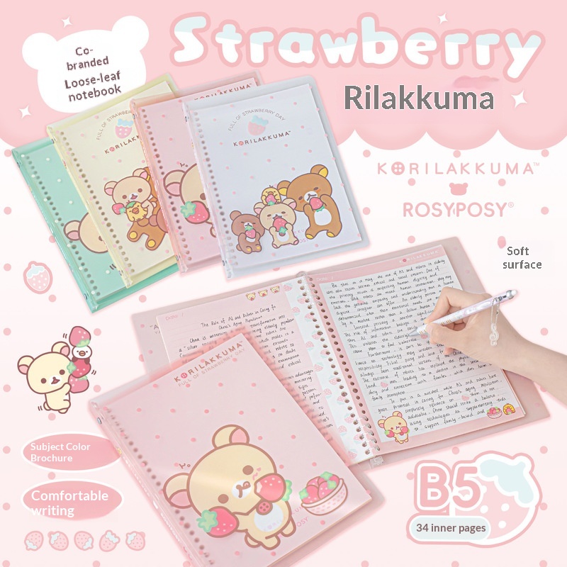 Rosyposy Korilakkuma Strawberr - Blank Sheet Music Notebook avis et prix