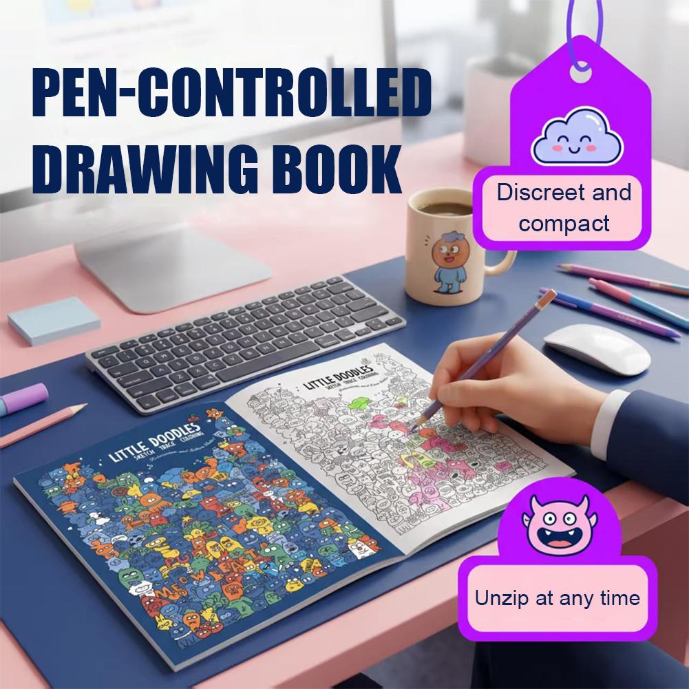 Livre de coloriage et de traça - Adult Coloring Book Stress Relief avis et prix