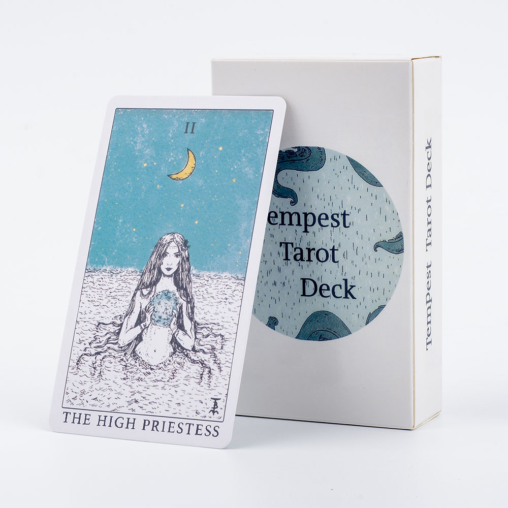 Jeu de Tarot Tempest sur le th - Tarot Deck With Guidebook avis et prix