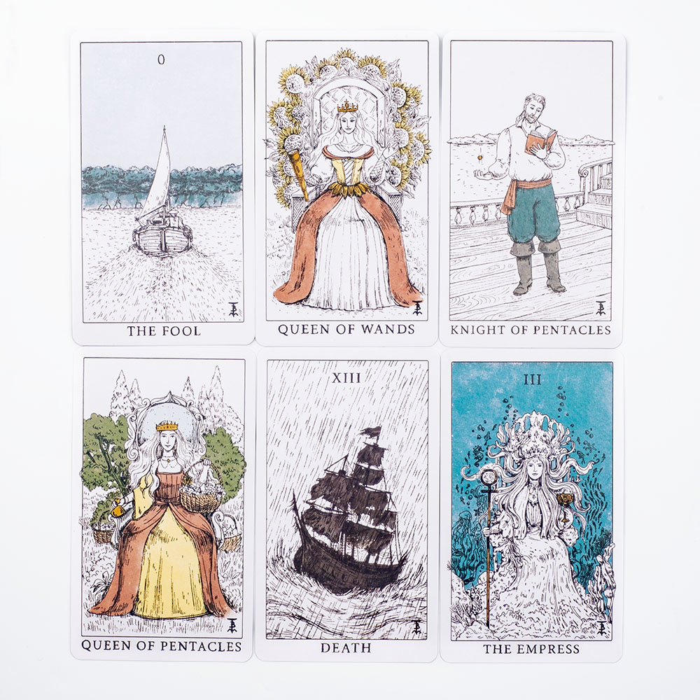 Jeu de Tarot Tempest sur le th - Tarot Deck With Guidebook avis et prix